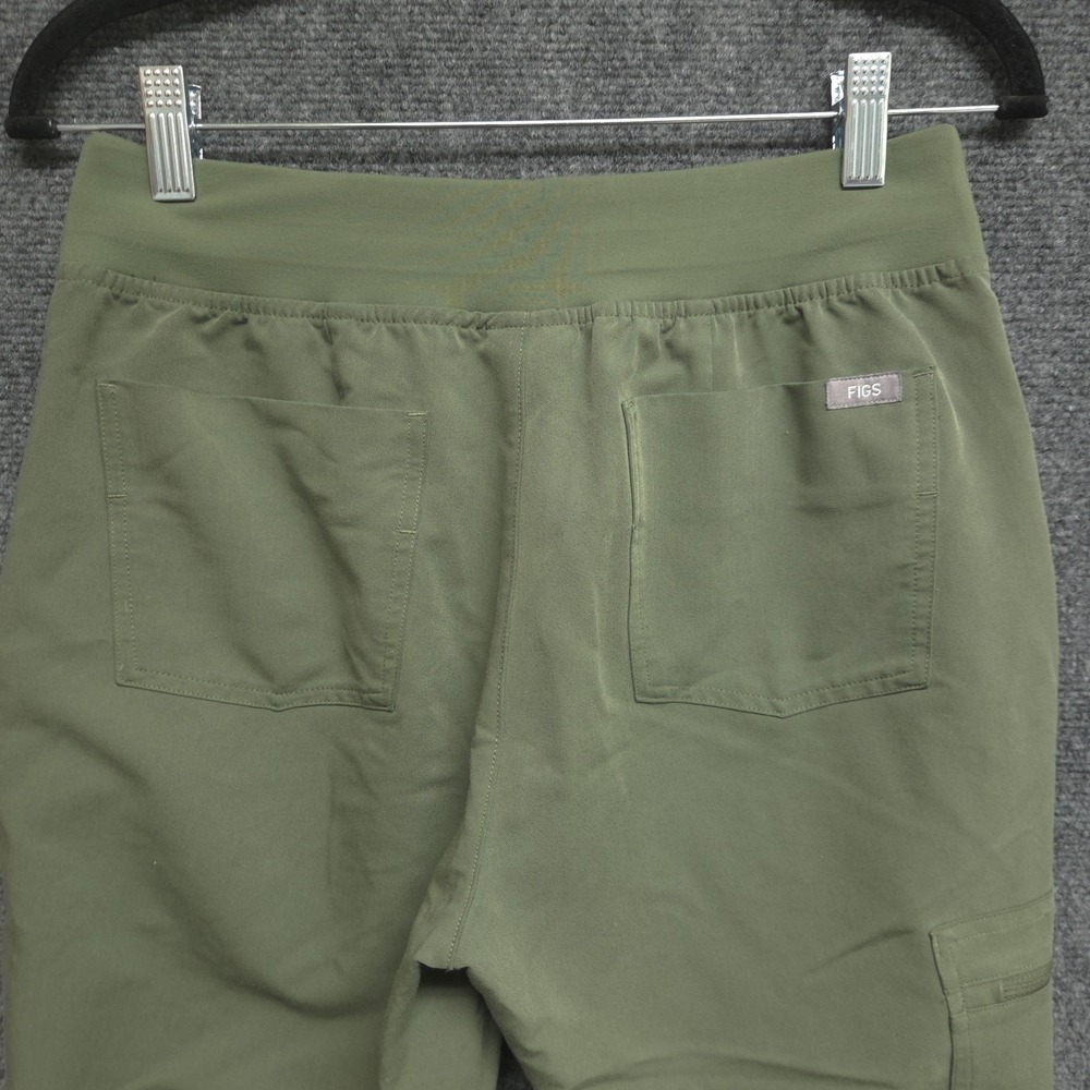 Figs Zamora Jogger Scrub Pants Women's Small Green PO 5315 Medical Nurse Therapy - Picture 4 of 9